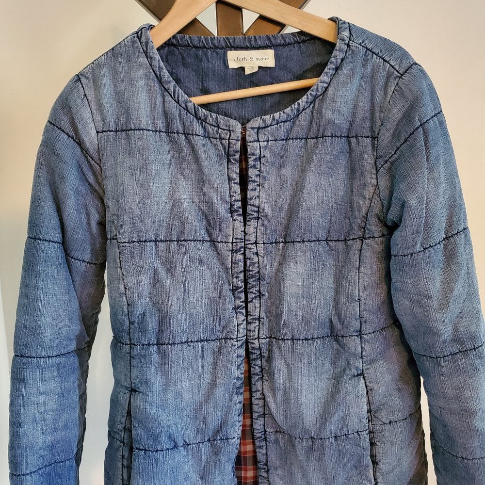 Cloth & Stone Chambray Jacket - Picture 6 of 8